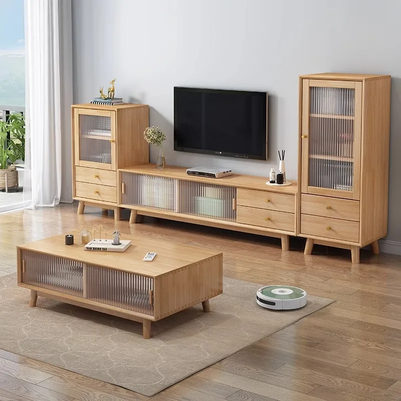 DSA log wind TV cabinet coffee table combination solid wood modern simple video cabinet living room small apartment household
DSA log wind TV cabinet coffee table combination solid wood modern simple video cabinet living room small apartment household
