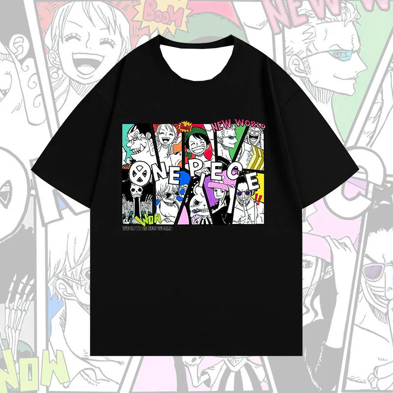 One Piece Collaboration T-shirt Trend Luffy 3D Short Sleeve for Men and Women Summer Fashion Half Sleeve Youth Top Male
One Piece Collaboration T-shirt Trend Luffy 3D Short Sleeve for Men and Women Summer Fashion Half Sleeve Youth Top Male
