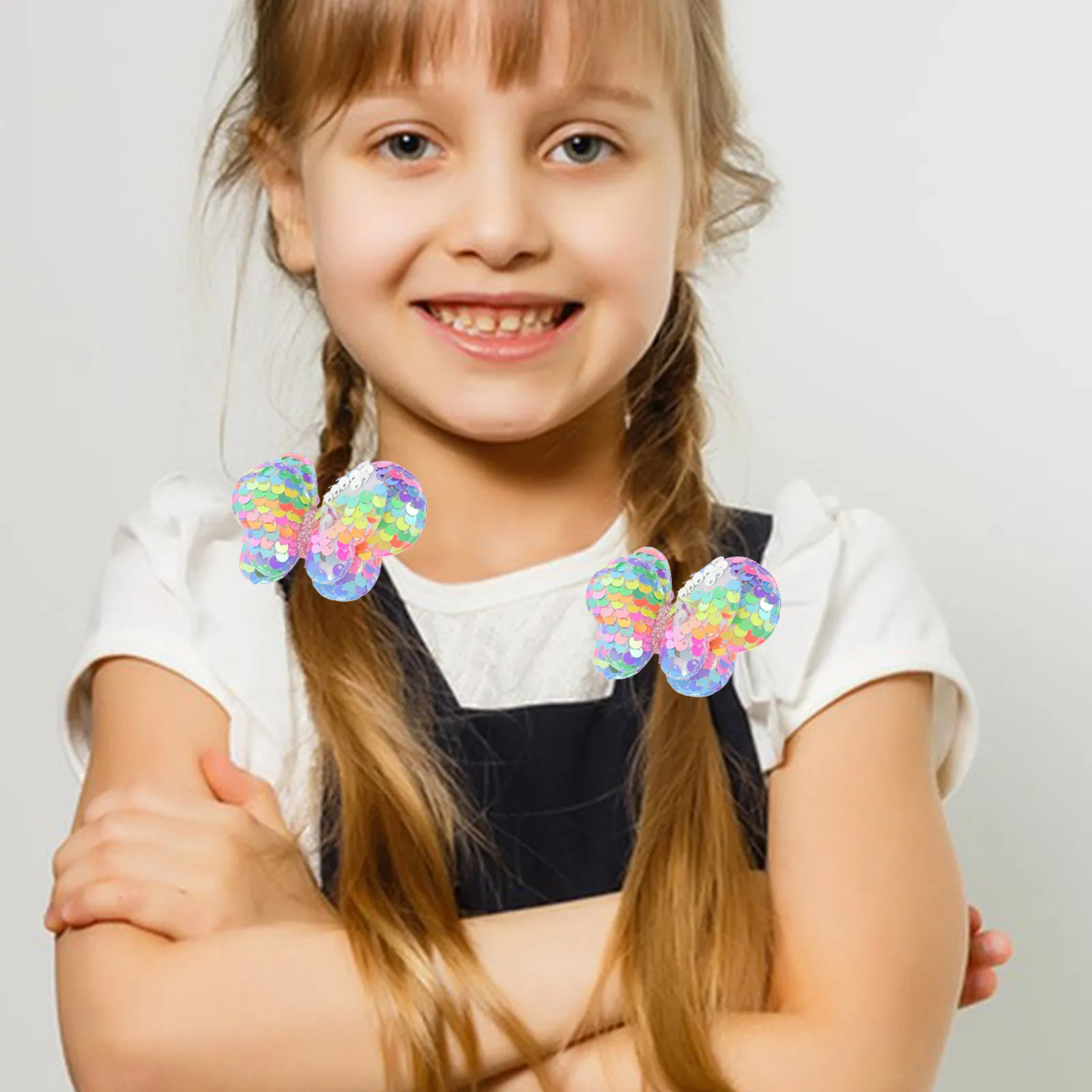 14Pcs Children's Sparkly Bow Hair Ties Bright Colors Soft Elastic Hair Bands for Toddlers Baby Girls Ponytails Glitter Ribbon
14Pcs Children's Sparkly Bow Hair Ties Bright Colors Soft Elastic Hair Bands for Toddlers Baby Girls Ponytails Glitter Ribbon