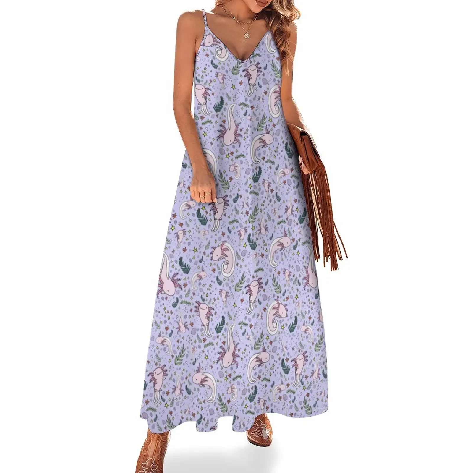 Axolotls in Purple Sleeveless Dress birthday dress for women luxury 2025 Dress women purple Dance dresses
Axolotls in Purple Sleeveless Dress birthday dress for women luxury 2025 Dress women purple Dance dresses