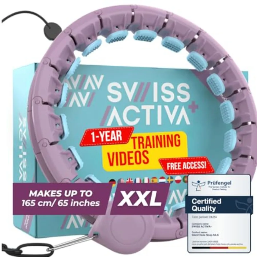 Smart Hula Hoop - Infinity Hoop for Adults - Won't Fall Off - Weight Loss Exercise Equipment
Smart Hula Hoop - Infinity Hoop for Adults - Won't Fall Off - Weight Loss Exercise Equipment