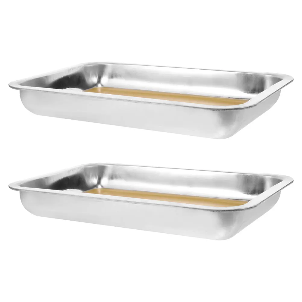 2Pcs Dissection Tray Stainless Steel Wax Coating Biology Specimen Anatomy Kit Classroom Tools Science Lab Equipment
2Pcs Dissection Tray Stainless Steel Wax Coating Biology Specimen Anatomy Kit Classroom Tools Science Lab Equipment
