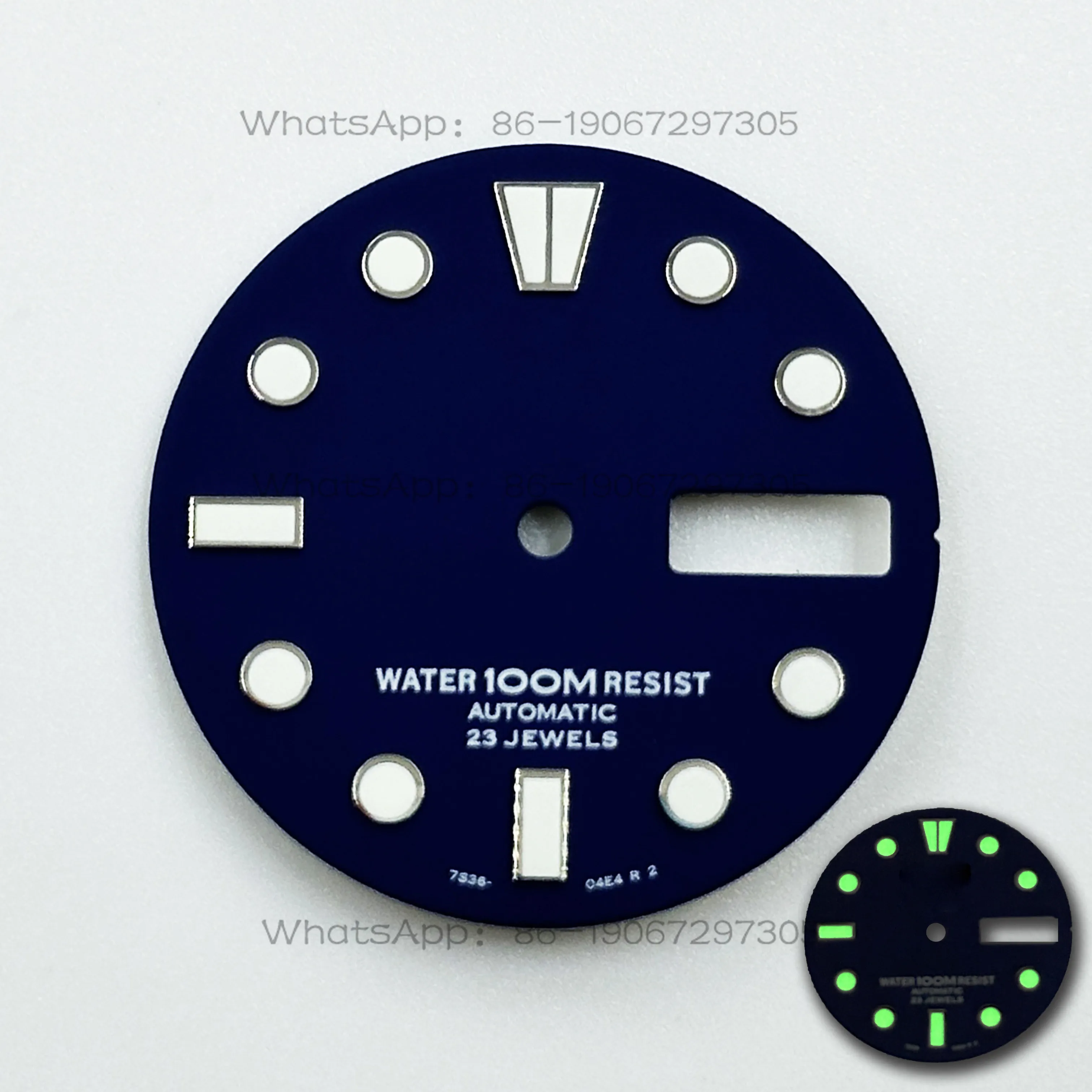 Customized New NH36 Dial Diameter 28.5mm Mechanical Watch Modified NH35 Green Luminous Surface Watch Accessories Single Calendar
Customized New NH36 Dial Diameter 28.5mm Mechanical Watch Modified NH35 Green Luminous Surface Watch Accessories Single Calendar
