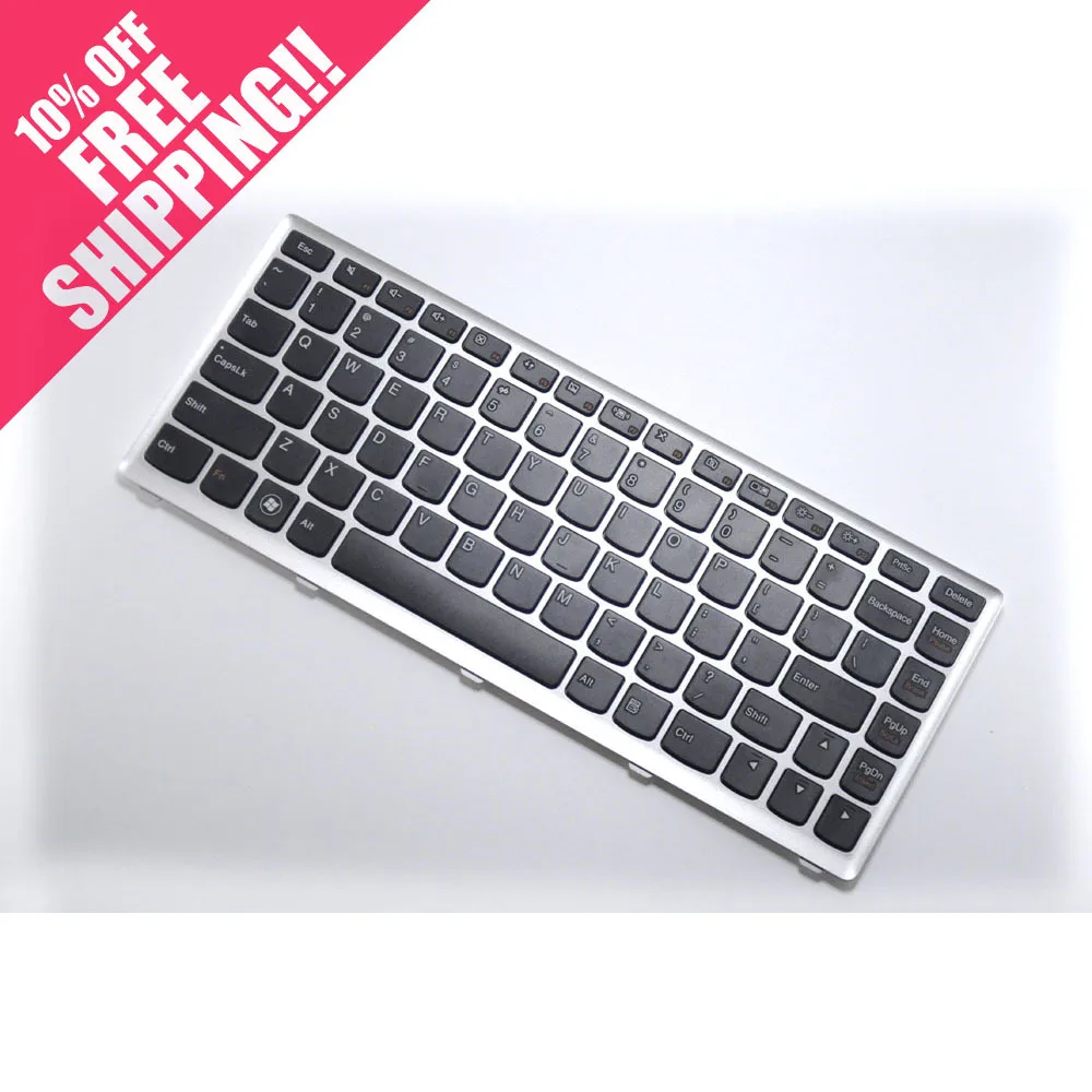 replacement FOR LENOVO U410-ITH IFI silver frame black laptop keyboard 
replacement FOR LENOVO U410-ITH IFI silver frame black laptop keyboard
