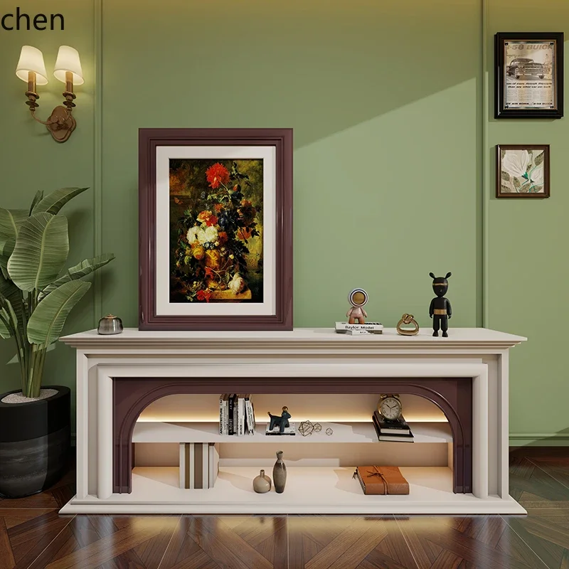 HYS decorative cabinet American living room TV cabinet Solid wood porch cabinet Large size simulated fire wall
HYS decorative cabinet American living room TV cabinet Solid wood porch cabinet Large size simulated fire wall