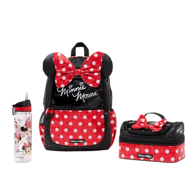 Schoolbag Female Minnie Wheel Backpack Mickey Children Red Backpack Lunch Bag Automatic Pencil Case
Schoolbag Female Minnie Wheel Backpack Mickey Children Red Backpack Lunch Bag Automatic Pencil Case