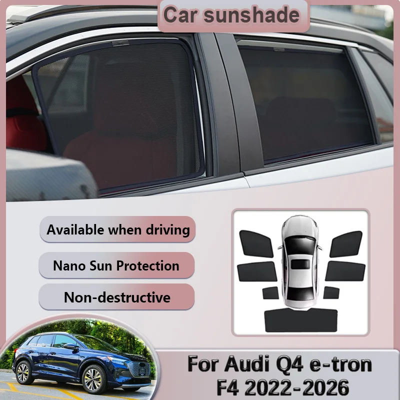 Sunshades For Audi Q4 e-tron F4 2022-2026 2025 Car Mesh Visors Side Window Magnetic Sun Shades Privacy Curtains Auto Accessories
Sunshades For Audi Q4 e-tron F4 2022-2026 2025 Car Mesh Visors Side Window Magnetic Sun Shades Privacy Curtains Auto Accessories
