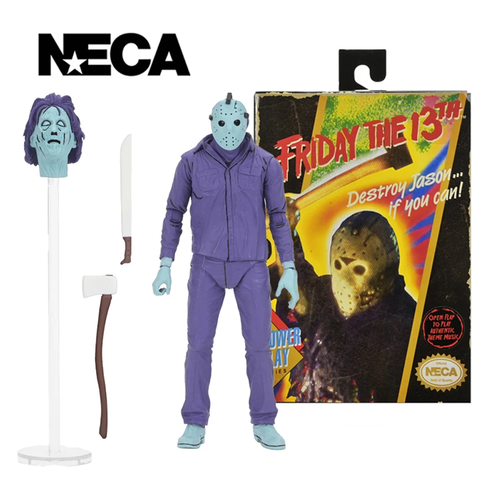 NECA Friday the 13th - Классическая фигурка Джейсона из видеоигры, 7-дюймовая масштабная модель с тематической музыкой, в упаковке, коллекционная фигурка для гаражного кит-каста
NECA Friday the 13th - Классическая фигурка Джейсона из видеоигры, 7-дюймовая масштабная модель с тематической музыкой, в упаковке, коллекционная фигурка для гаражного кит-каста
