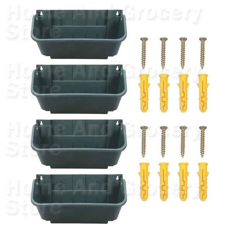 0XXA Pack Of 4 Outdoor Wall Planter With Efficient Drainage System For Healthy Plant Growth Wall Mount
0XXA Pack Of 4 Outdoor Wall Planter With Efficient Drainage System For Healthy Plant Growth Wall Mount