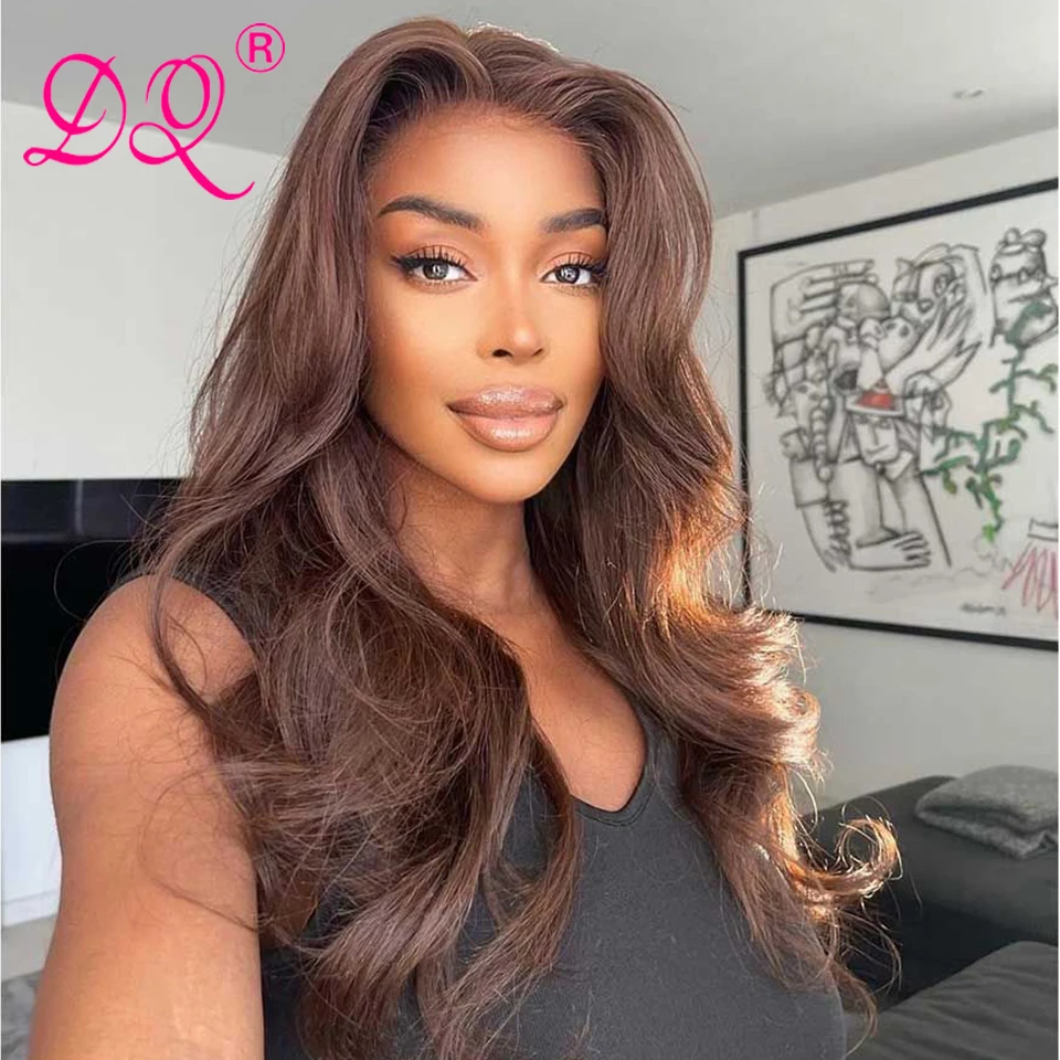 DQ Body Wave Body Wave Chocolate Dark Brown Colored Wig Cheap Middle Part Glueless Synthetic Wigs For Women Halloween Cosplay
DQ Body Wave Body Wave Chocolate Dark Brown Colored Wig Cheap Middle Part Glueless Synthetic Wigs For Women Halloween Cosplay