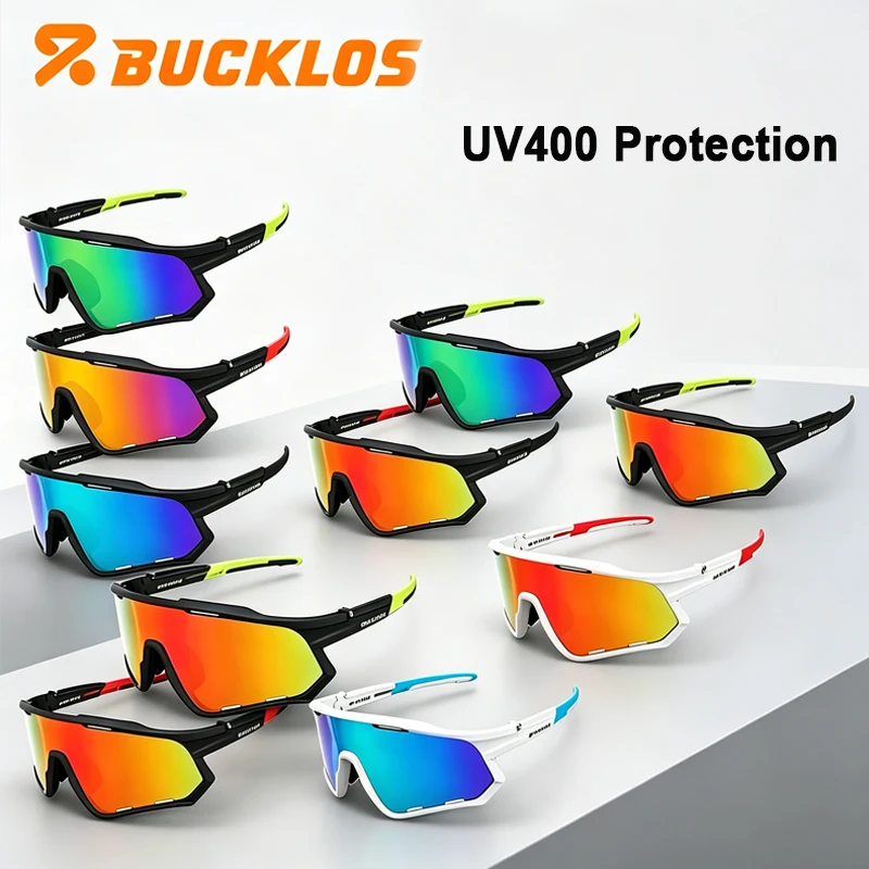 BUCKLOS Professional Outdoor Cycling Eyewear UV400 Sun Shield Bicycle Sunglasses Anti UV MTB Road Bike Riding Sports Glasses
BUCKLOS Professional Outdoor Cycling Eyewear UV400 Sun Shield Bicycle Sunglasses Anti UV MTB Road Bike Riding Sports Glasses