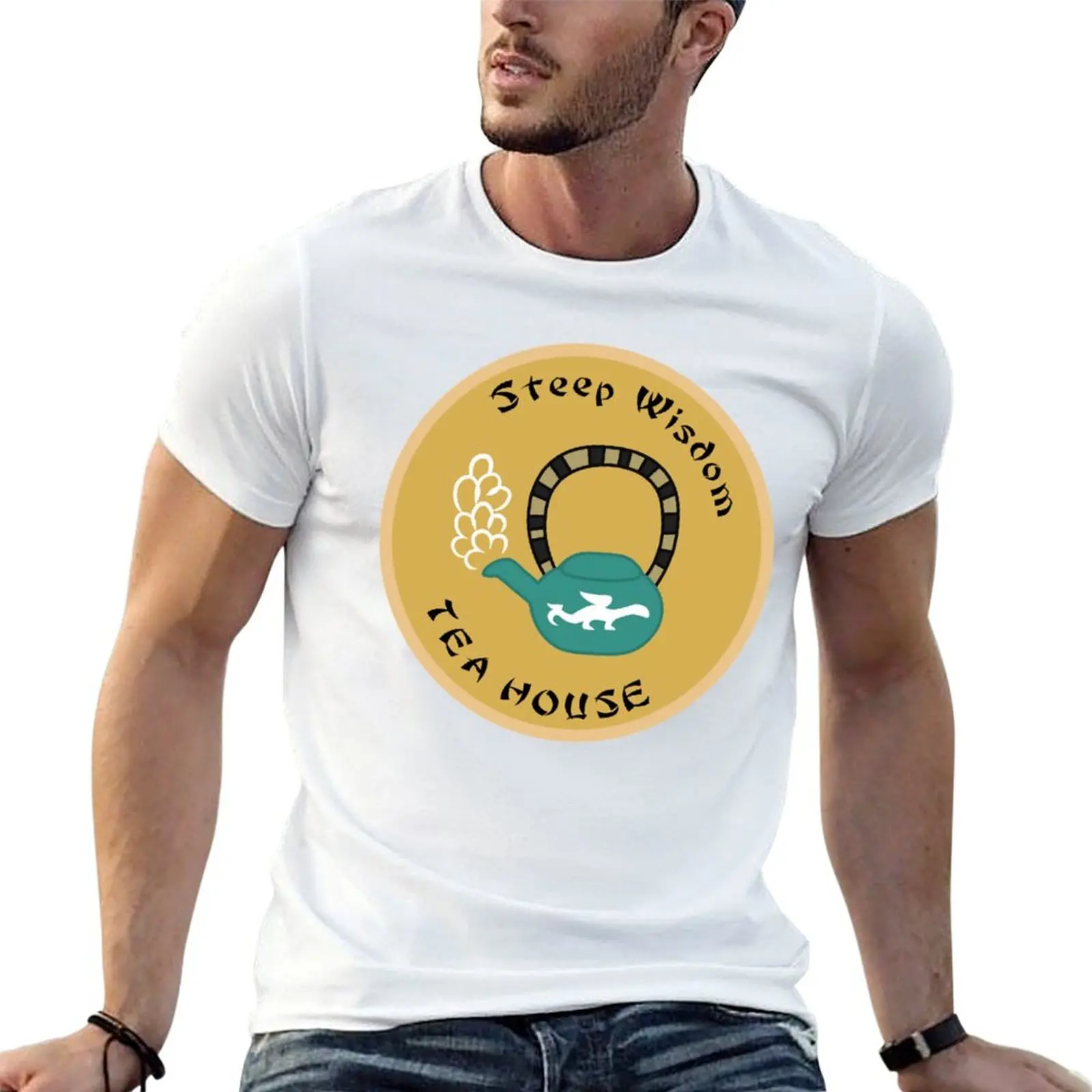 Steep Wisdom Tea House T-Shirt quick drying cute tops custom t-shirts football t shirt clothes for men
Steep Wisdom Tea House T-Shirt quick drying cute tops custom t-shirts football t shirt clothes for men