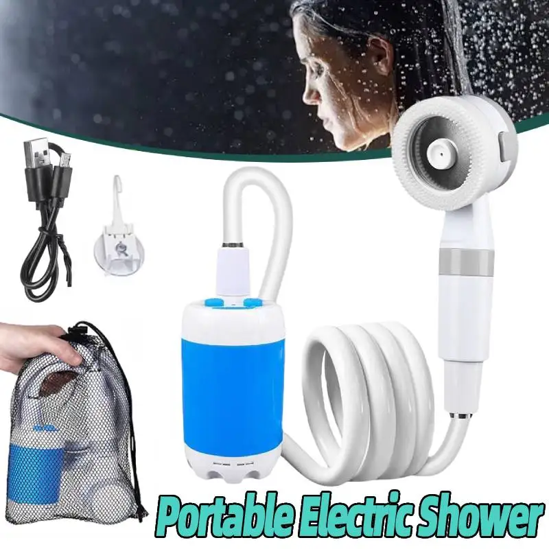 Электрический насос для душа, перезаряжаемый уличный походный насос, портативный модернизированный распылитель для душевой насадки для путешествий, пешего туризма, ванны для домашних животных, автомойки
Электрический насос для душа, перезаряжаемый уличный походный насос, портативный модернизированный распылитель для душевой насадки для путешествий, пешего туризма, ванны для домашних животных, автомойки