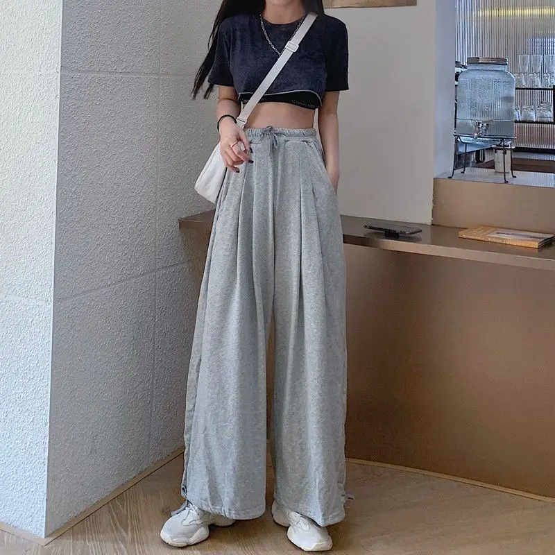 Pants Women Casual Sporty Minimalist Popular Spring Summer Soft Mujer High Street Solid Unisex Fashion Loose Drawstring Harajuku
Pants Women Casual Sporty Minimalist Popular Spring Summer Soft Mujer High Street Solid Unisex Fashion Loose Drawstring Harajuku