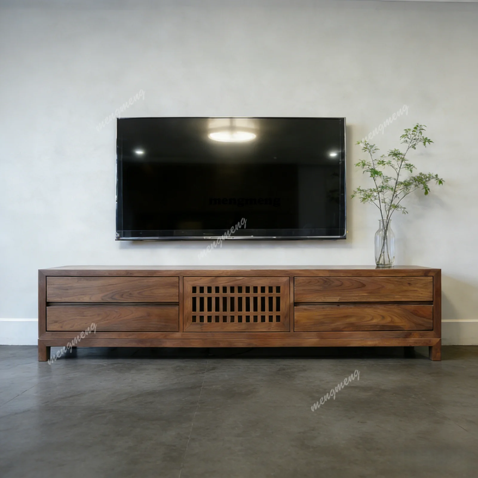 New Chinese black walnut TV cabinet Modern simple floor cabinet Household living room Light luxury all solid wood side cabinet
New Chinese black walnut TV cabinet Modern simple floor cabinet Household living room Light luxury all solid wood side cabinet