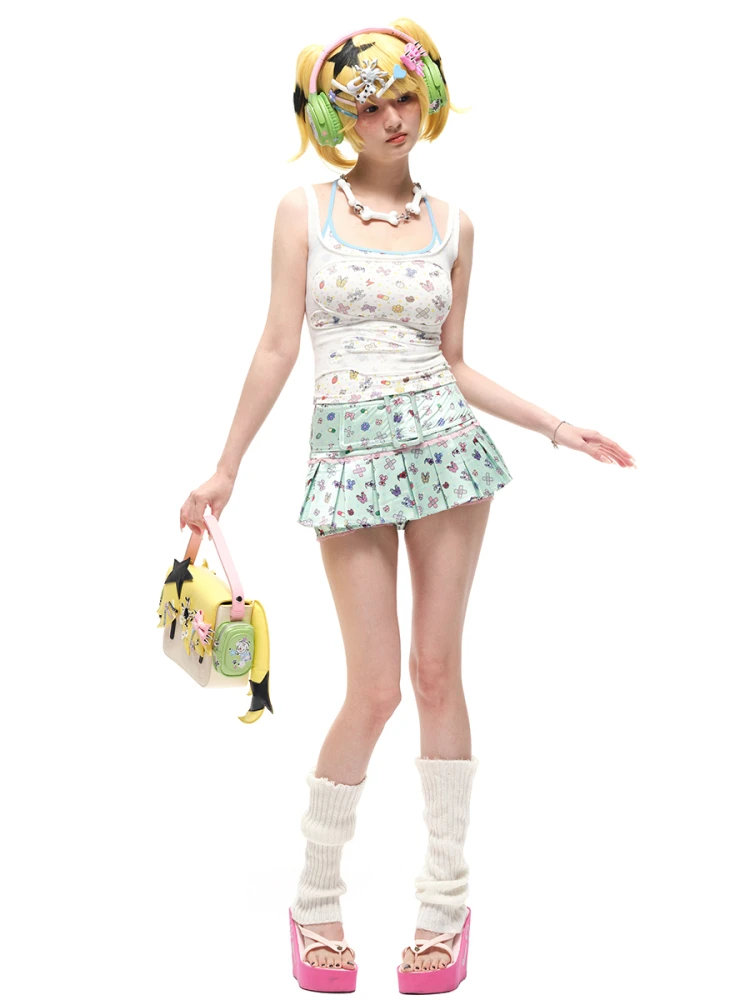 Юбка плиссе с принтом CFIERCE, с высокой талией, из полиэстера, с кружевом, для молодых девушек, на каждый день, для путешествий
Юбка плиссе с принтом CFIERCE, с высокой талией, из полиэстера, с кружевом, для молодых девушек, на каждый день, для путешествий