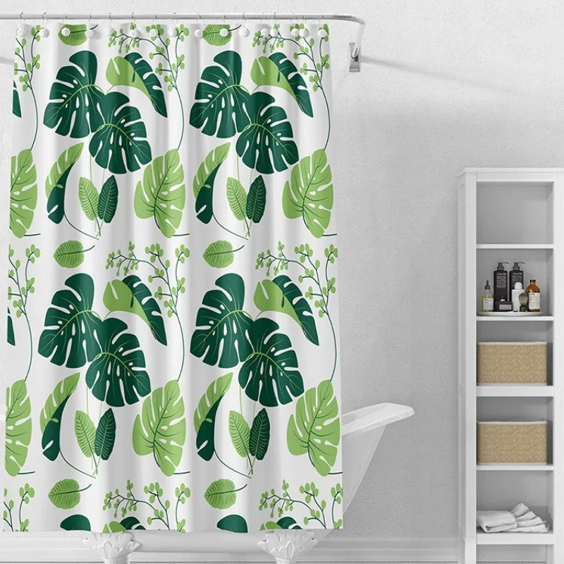Shower Curtains Turtle-back Leaf Bathroom Curtain Waterproof Green Plant Print Farmhouse Postal Style PEVA Fabric with Hooks
Shower Curtains Turtle-back Leaf Bathroom Curtain Waterproof Green Plant Print Farmhouse Postal Style PEVA Fabric with Hooks