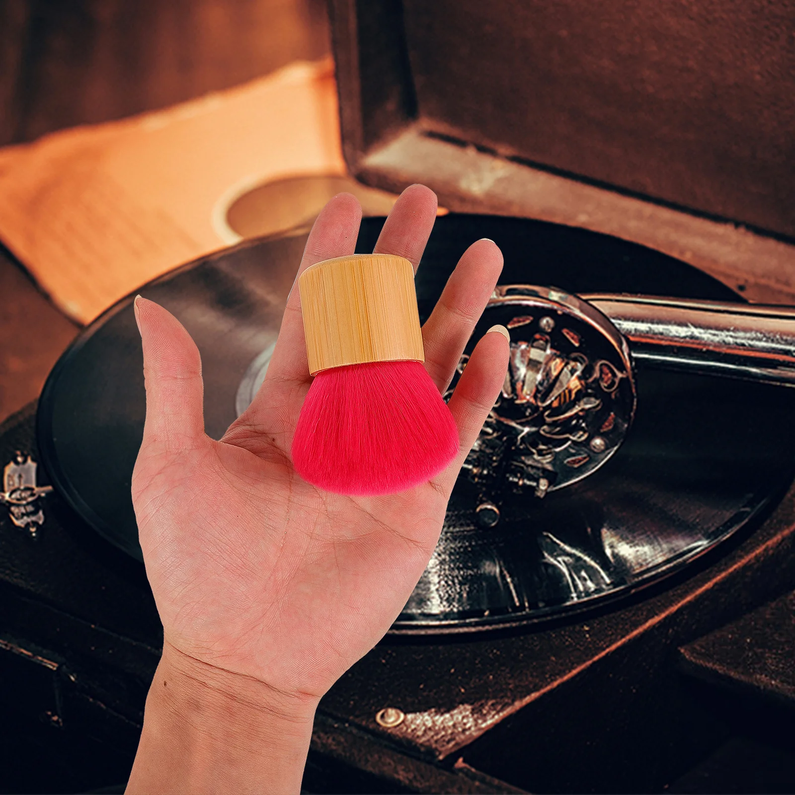 Vinyl Record Dust Brush Anti Static Fiber Hair Wooden Handle Safe Durable Easy to Use Optimal
Vinyl Record Dust Brush Anti Static Fiber Hair Wooden Handle Safe Durable Easy to Use Optimal