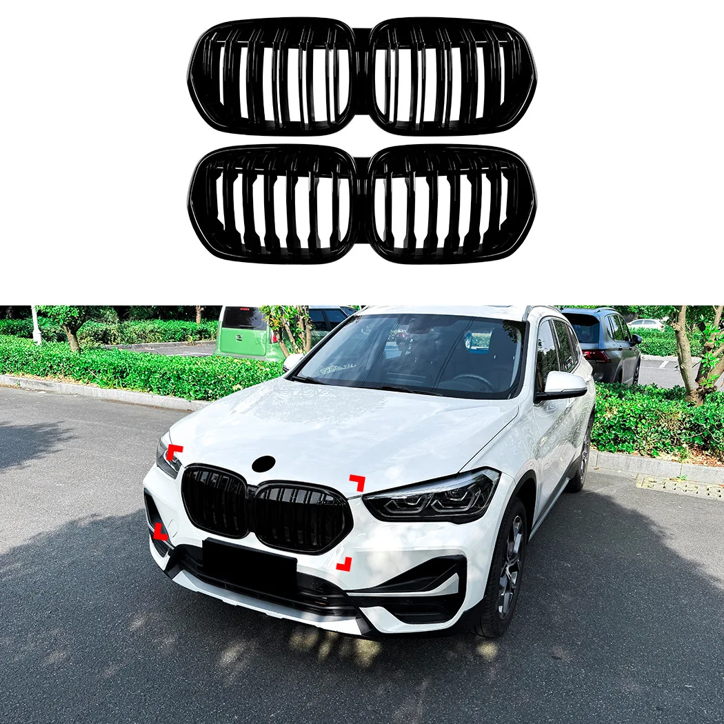 Race Gloss Black Kidney Grille For BMW X1 F48 F49 LCI 2020 2021 2022 Parrilla Optional LED Light Up Front Appearance Accessory
Race Gloss Black Kidney Grille For BMW X1 F48 F49 LCI 2020 2021 2022 Parrilla Optional LED Light Up Front Appearance Accessory