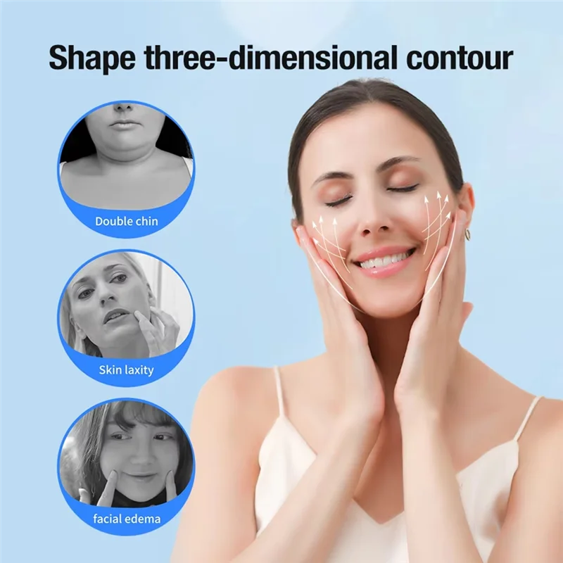 EMS V Face Lifting Instrument Double Chin Reducer Facial Lifting Anti Wrinkle Vibrate Massage Hot Compress
EMS V Face Lifting Instrument Double Chin Reducer Facial Lifting Anti Wrinkle Vibrate Massage Hot Compress