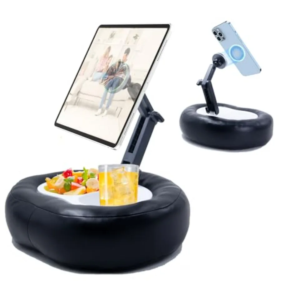 Magnetic Tablet Phone Pillow Stand Soft Leather 360 Adjustable Bed Desk Lap Holder for 4-11 iPad Phone with Removable Snack Tra
Magnetic Tablet Phone Pillow Stand Soft Leather 360 Adjustable Bed Desk Lap Holder for 4-11 iPad Phone with Removable Snack Tra