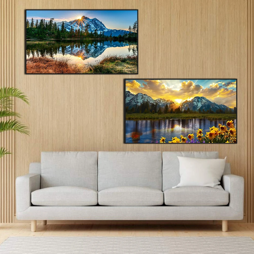 2pcs Landscape 5D DIY Full Drill Round Diamond Painting Kit Home Decor 70x40cm (A)
2pcs Landscape 5D DIY Full Drill Round Diamond Painting Kit Home Decor 70x40cm (A)