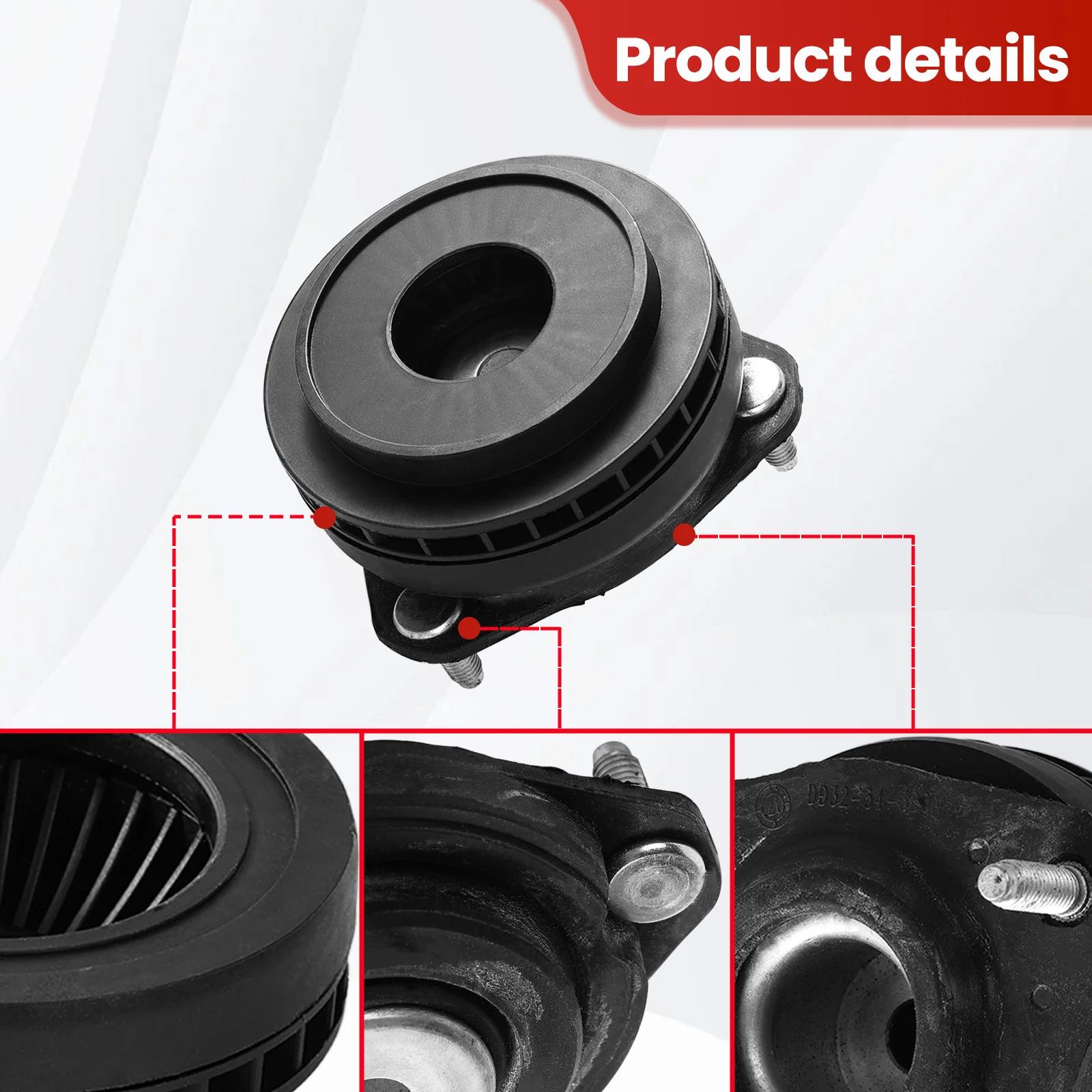 2PCS Front Top Strut Suspension Mounting Bearings For Mazda 2 Ford Fiesta Mk5 MK6 2001 - 2010 Fusion 2002 - 2012 OE# 2S613K099AB
2PCS Front Top Strut Suspension Mounting Bearings For Mazda 2 Ford Fiesta Mk5 MK6 2001 - 2010 Fusion 2002 - 2012 OE# 2S613K099AB