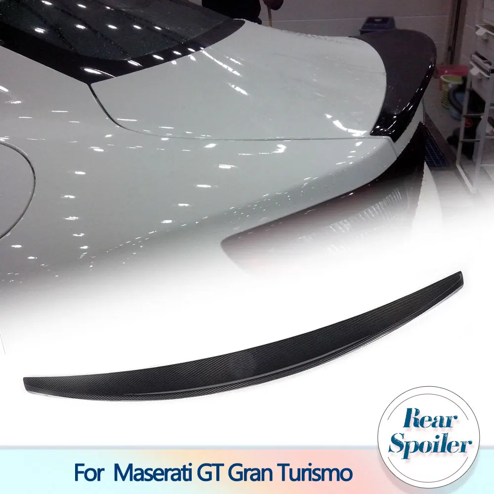 Carbon Rear Trunk Spoiler Wing Lip Fit For Maserati GT Gran Turismo Coupe 2008-2011 Rear Tail Lip Racing FRP Spoiler 
Carbon Rear Trunk Spoiler Wing Lip Fit For Maserati GT Gran Turismo Coupe 2008-2011 Rear Tail Lip Racing FRP Spoiler