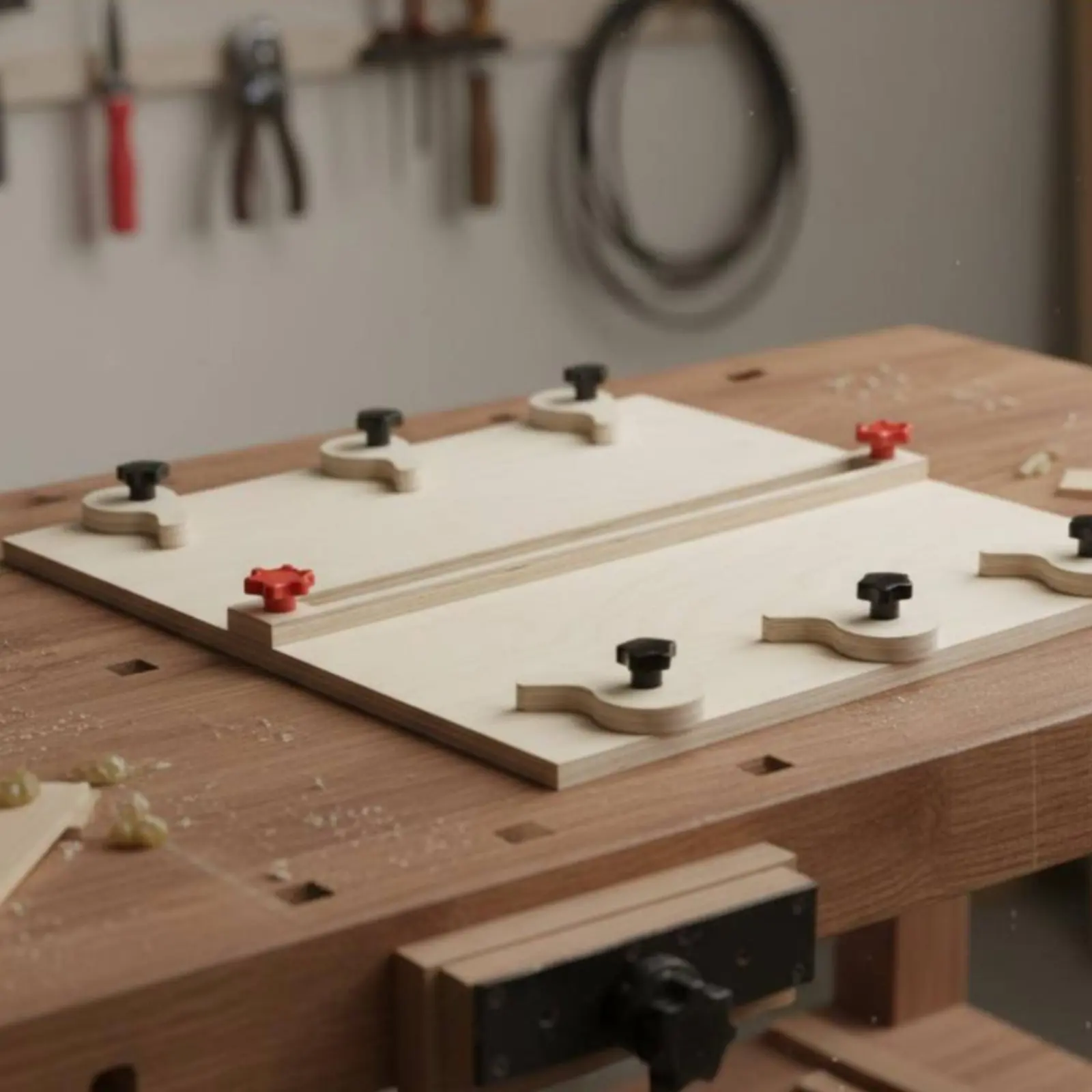 Guitar Plate Joining Jig Long-Lasting Construction Acoustic Guitar Glue-up Board Luthier Workbench Stable and Warp Resistant
Guitar Plate Joining Jig Long-Lasting Construction Acoustic Guitar Glue-up Board Luthier Workbench Stable and Warp Resistant