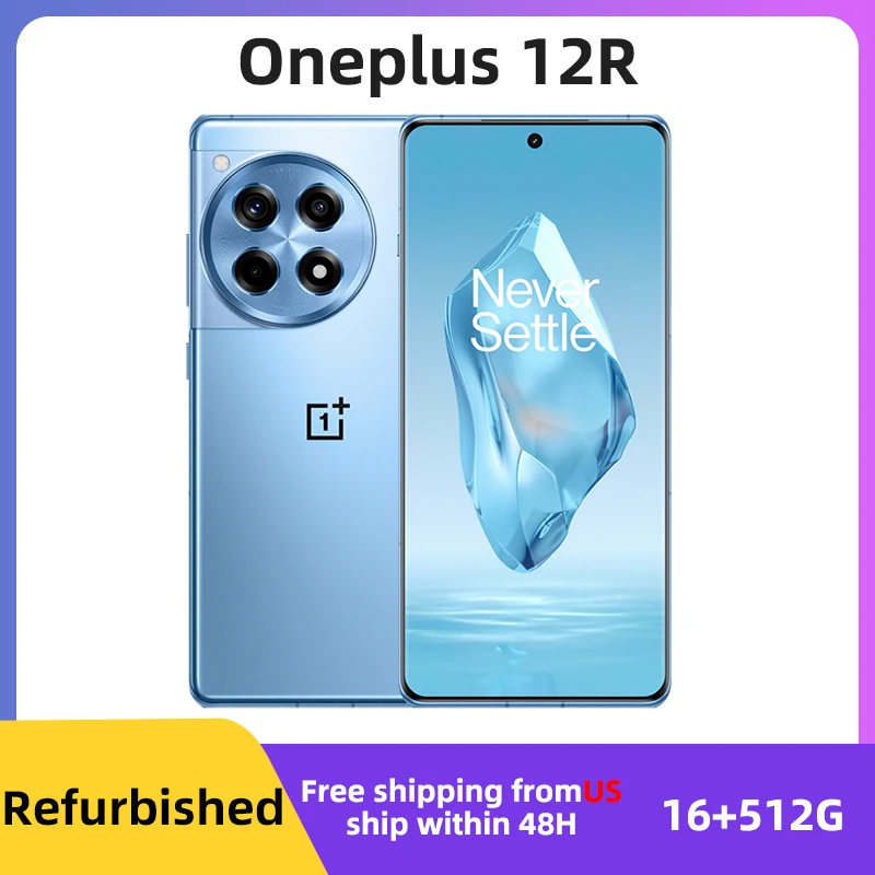 Oneplus 12R 5G SmartPhone China version 16 RAM 512 GB ROM Blue Refurbished Excellent Condition Fully Functional
Oneplus 12R 5G SmartPhone China version 16 RAM 512 GB ROM Blue Refurbished Excellent Condition Fully Functional