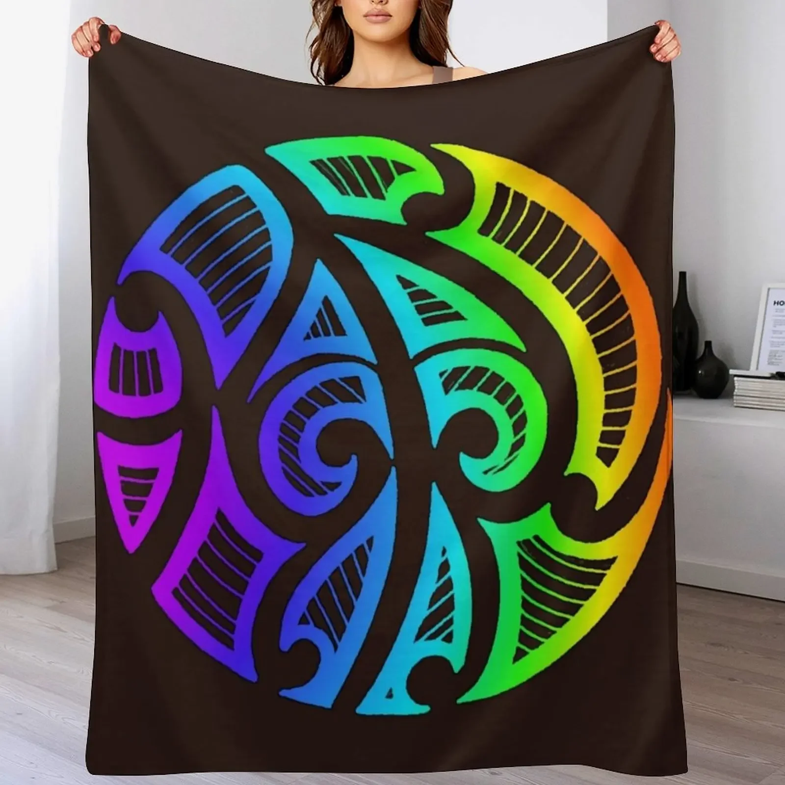 Maori tribal retro neon color Throw Blanket Machine Washable Soft Warm Blanket
Maori tribal retro neon color Throw Blanket Machine Washable Soft Warm Blanket