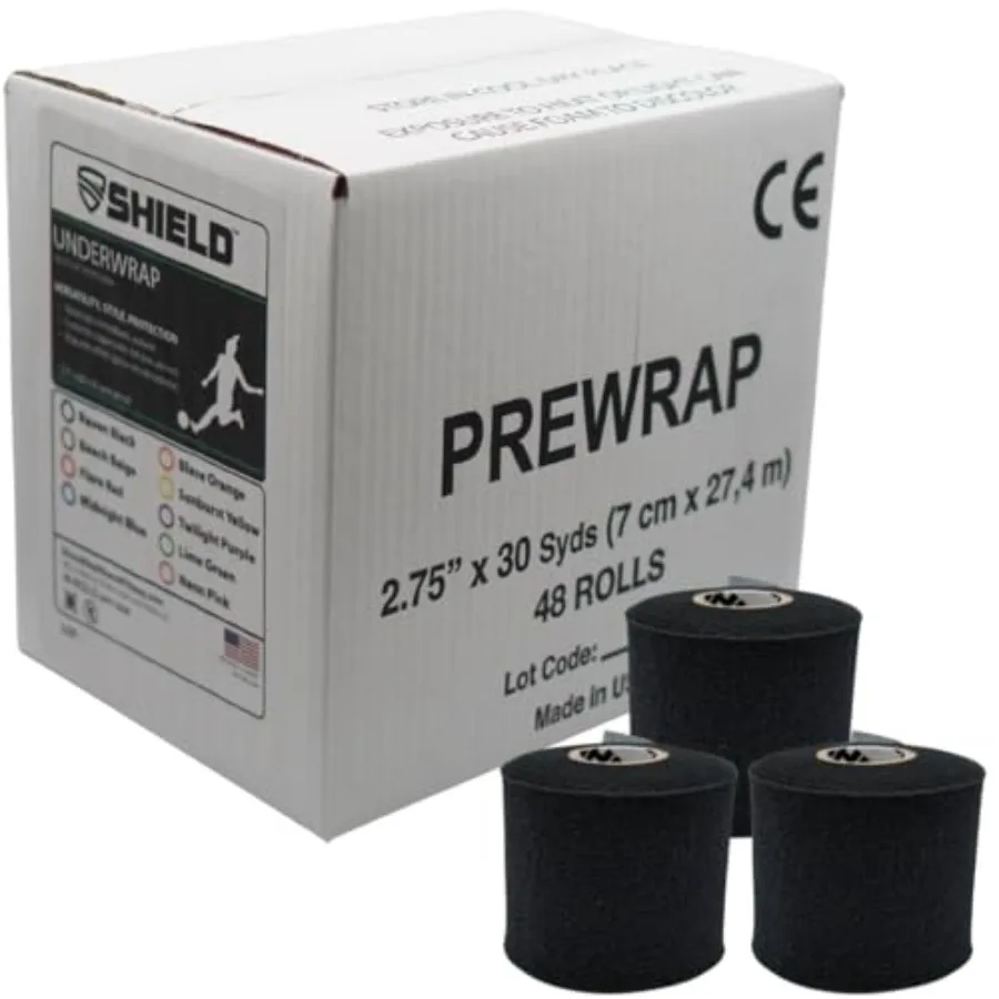 Athletic Underwrap Bulk Case of 48 Rolls of PreWrap, Hair Tie, Headband, USA Made, Pre-Wrap Athletic Tape, 2.75" X 30 SYards, F
Athletic Underwrap Bulk Case of 48 Rolls of PreWrap, Hair Tie, Headband, USA Made, Pre-Wrap Athletic Tape, 2.75" X 30 SYards, F