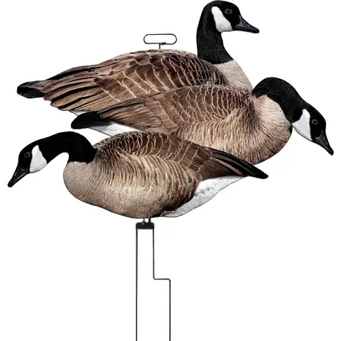 Higdon Outdoors Flats Canada Gans Silhouet Lokvogels voor watervogels Jagen Weerbestendige ganzenlokvogels met gemakkelijke draagtas