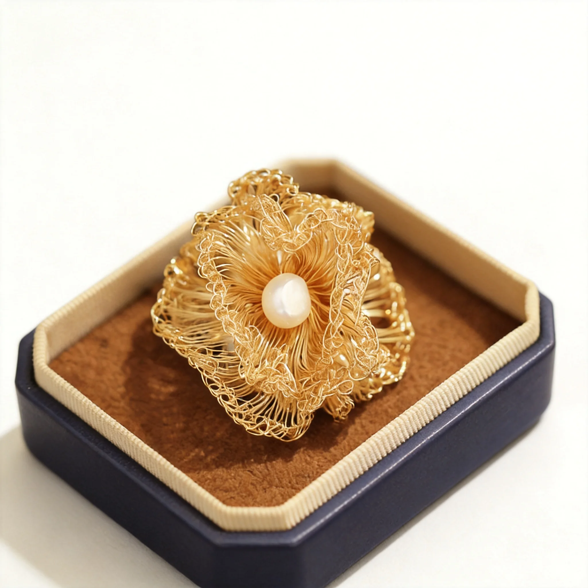 Chinese Style Lucky Auspicious Handmade Woven Multi Layer Petal Brooch With Pearl Retro Elegant Good Fortune Women Jewelry For
Chinese Style Lucky Auspicious Handmade Woven Multi Layer Petal Brooch With Pearl Retro Elegant Good Fortune Women Jewelry For