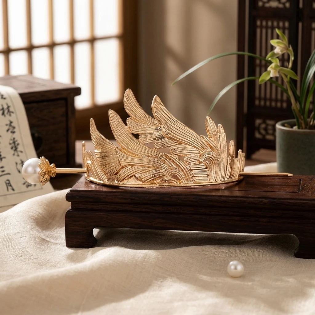 Chinese Style Hair Crown Set Alloy Resin Unisex Hanfu Hair Accessories with Matching Hairpin for Traditional Events Festivals
Chinese Style Hair Crown Set Alloy Resin Unisex Hanfu Hair Accessories with Matching Hairpin for Traditional Events Festivals