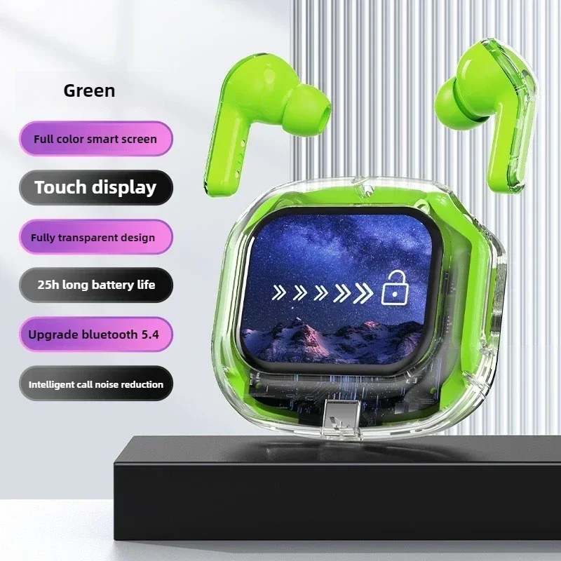 (gift)TWS wireless Bluetooth 5.4 earphones with intelligent color LCD screen, waterproof sports, low latency earplugs
(gift)TWS wireless Bluetooth 5.4 earphones with intelligent color LCD screen, waterproof sports, low latency earplugs