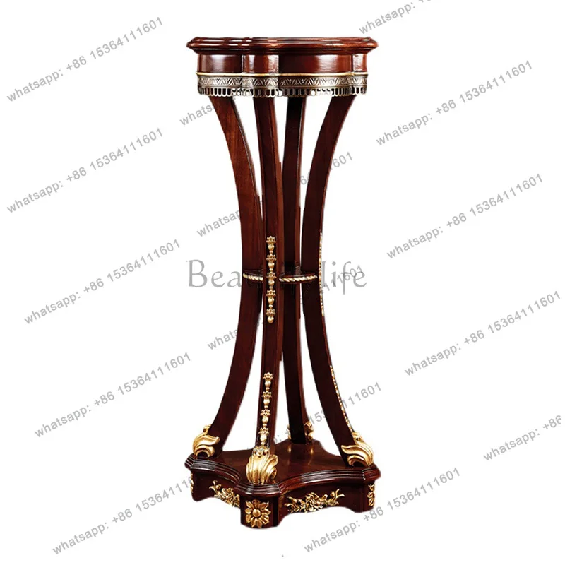 British neoclassical mahogany flower stand European simple tripod
British neoclassical mahogany flower stand European simple tripod