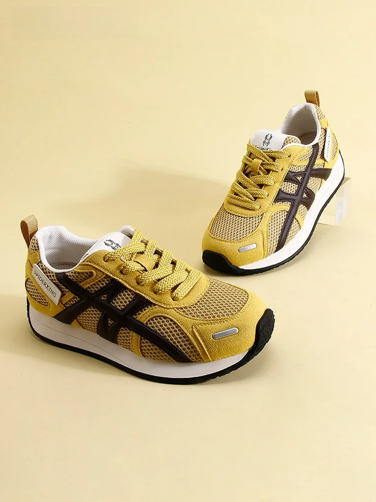 Женские кроссовки Spider King, обновленная версия, на плоской подошве, с круглым носком, резиновой подошвой, дизайн с цветовыми блоками
Женские кроссовки Spider King, обновленная версия, на плоской подошве, с круглым носком, резиновой подошвой, дизайн с цветовыми блоками