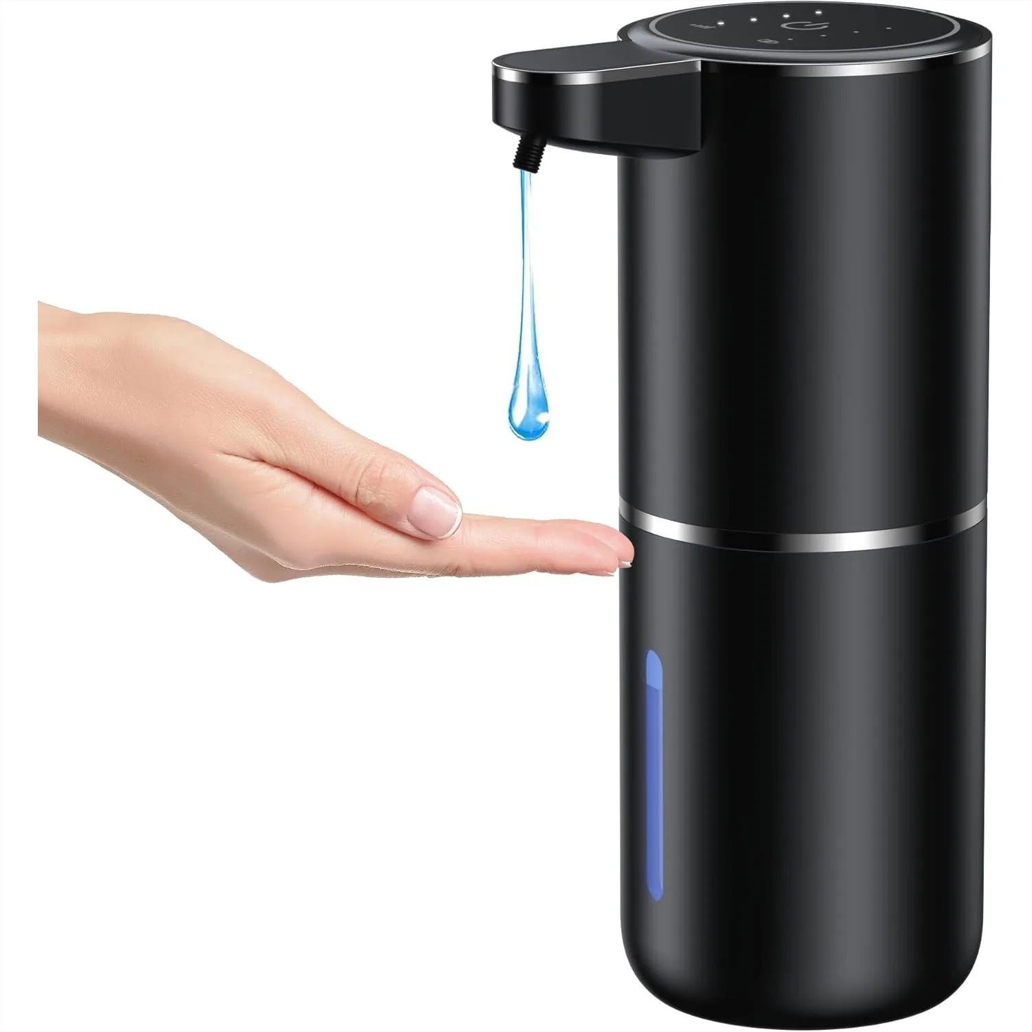 Touchless Soap Dispenser with 4 Adjustable Levels, 1200mAh Battery, Wall Mount for Kitchen Bathroom
Touchless Soap Dispenser with 4 Adjustable Levels, 1200mAh Battery, Wall Mount for Kitchen Bathroom
