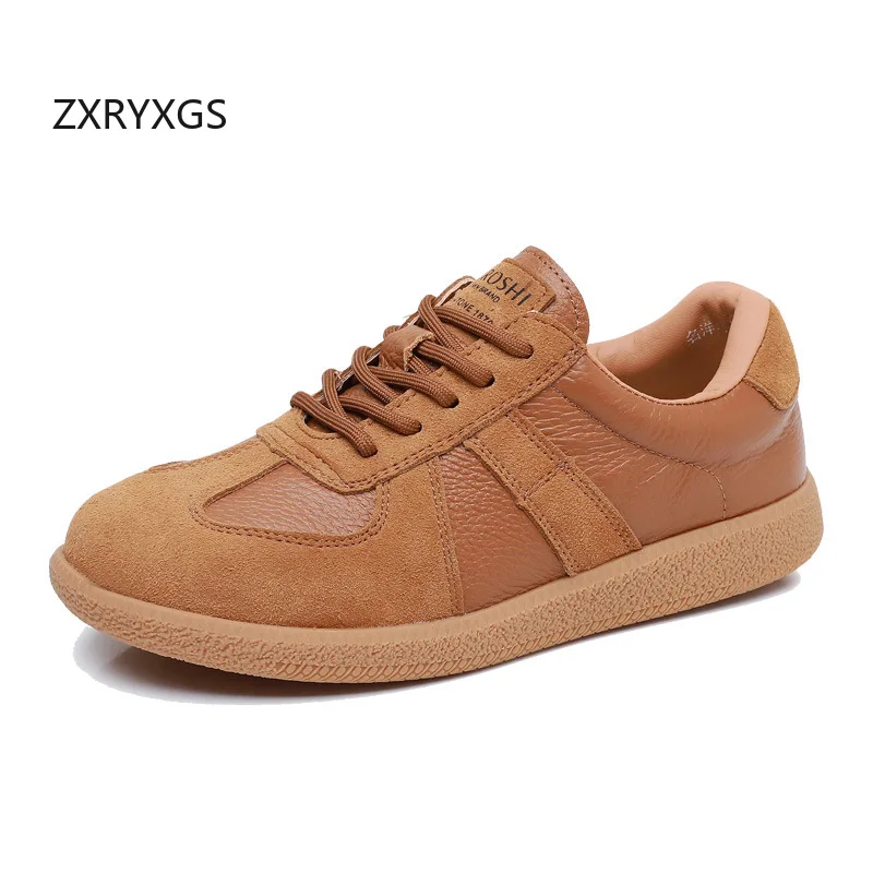 ZXRYXGS Premium genuine leather women leisure sneakers flat shoes 2025 light comfortable versatile soft sole flats travel shoes
ZXRYXGS Premium genuine leather women leisure sneakers flat shoes 2025 light comfortable versatile soft sole flats travel shoes