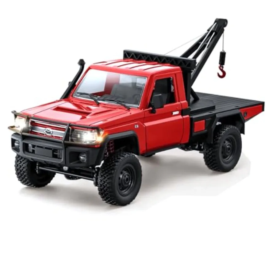 1/12 RC Crane Truck for adults hobby use, metal and plastic construction, red color, ready-to-run with 2.4GHz control and 4WD o
1/12 RC Crane Truck for adults hobby use, metal and plastic construction, red color, ready-to-run with 2.4GHz control and 4WD o