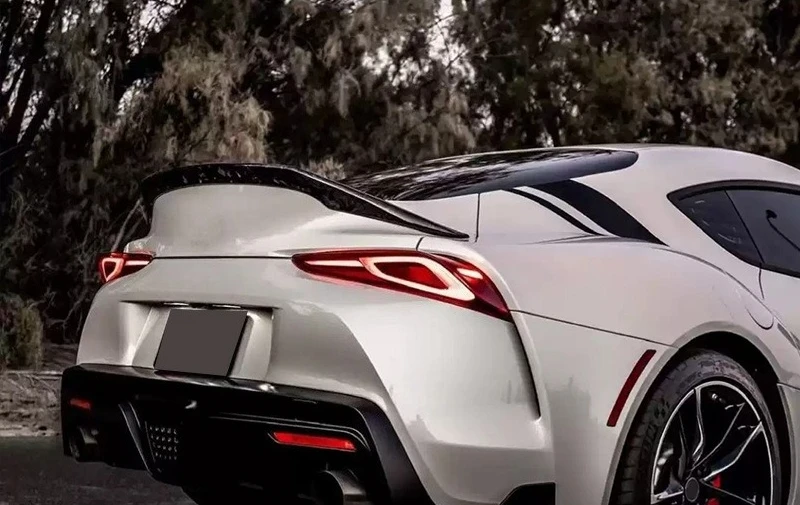 Подходит для A90 A91 Toyota Supra Tail из углеродного волокна Bull Demon King, аксессуары для модификации фиксированного ветрового крыла
Подходит для A90 A91 Toyota Supra Tail из углеродного волокна Bull Demon King, аксессуары для модификации фиксированного ветрового крыла