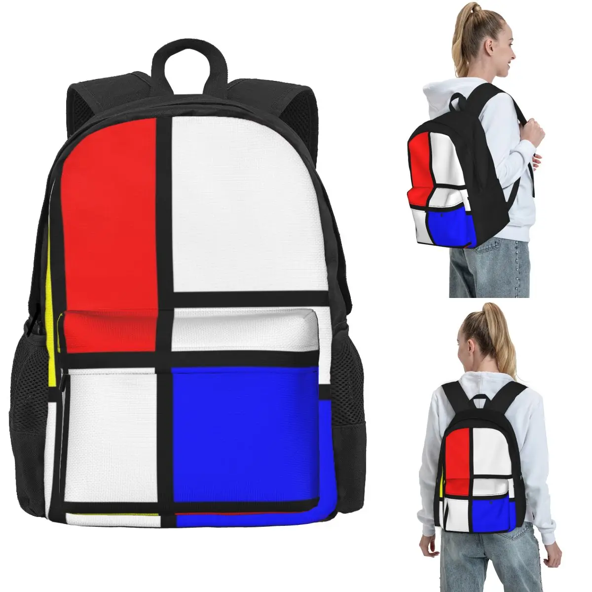 Piet Mondrian Composition Backpack Hot Sale Daypack Large Capacity Boys Girls BookBag School Bag Shoulder Bags for Men Women
Piet Mondrian Composition Backpack Hot Sale Daypack Large Capacity Boys Girls BookBag School Bag Shoulder Bags for Men Women
