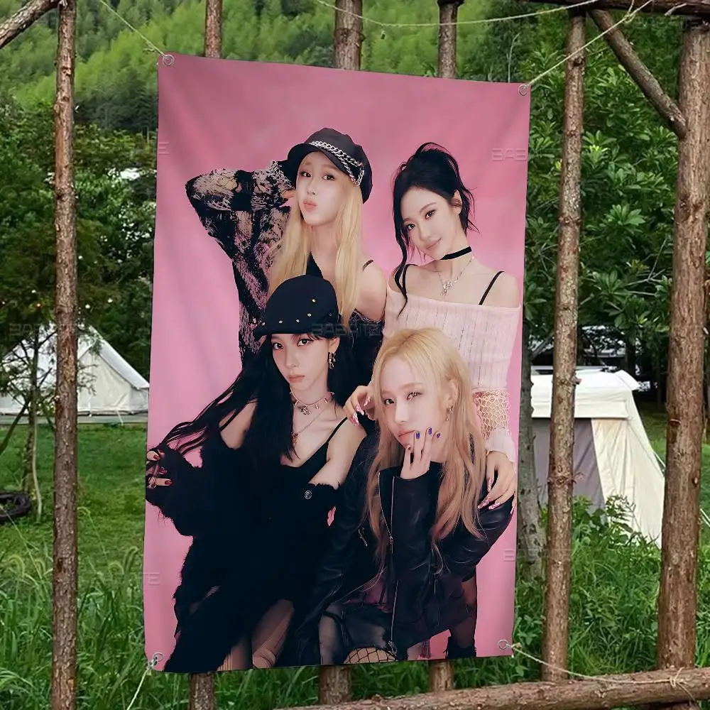 Korean Kpop Group A-Aespas Advanced Printing Commercial Advertising Flag Company Party Banner
Korean Kpop Group A-Aespas Advanced Printing Commercial Advertising Flag Company Party Banner