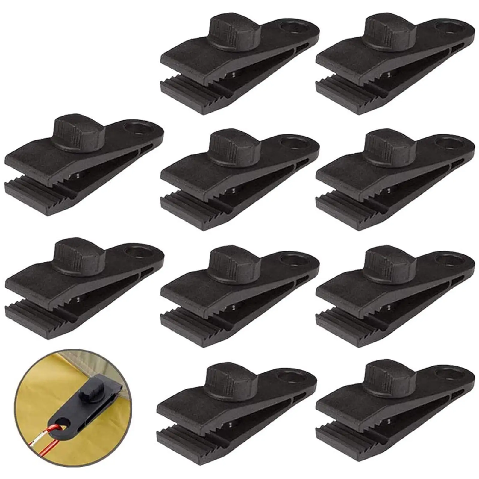 10Pcs Tent Clips, Outdoor Canopy Clips, Fixed Plastic Clamps, Plastic Accessories to Strengthen Tent Clips
10Pcs Tent Clips, Outdoor Canopy Clips, Fixed Plastic Clamps, Plastic Accessories to Strengthen Tent Clips