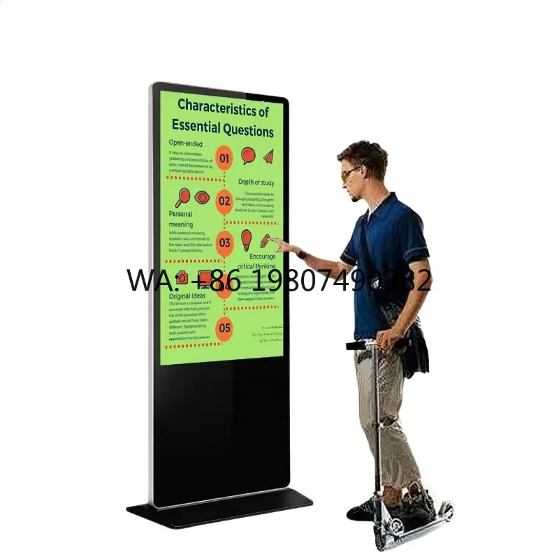 43-50 Inch 4K Vertical Floor Standing LCD Advertising Display Digital Screen Board For Retail Store Commercial Promotion Use
43-50 Inch 4K Vertical Floor Standing LCD Advertising Display Digital Screen Board For Retail Store Commercial Promotion Use
