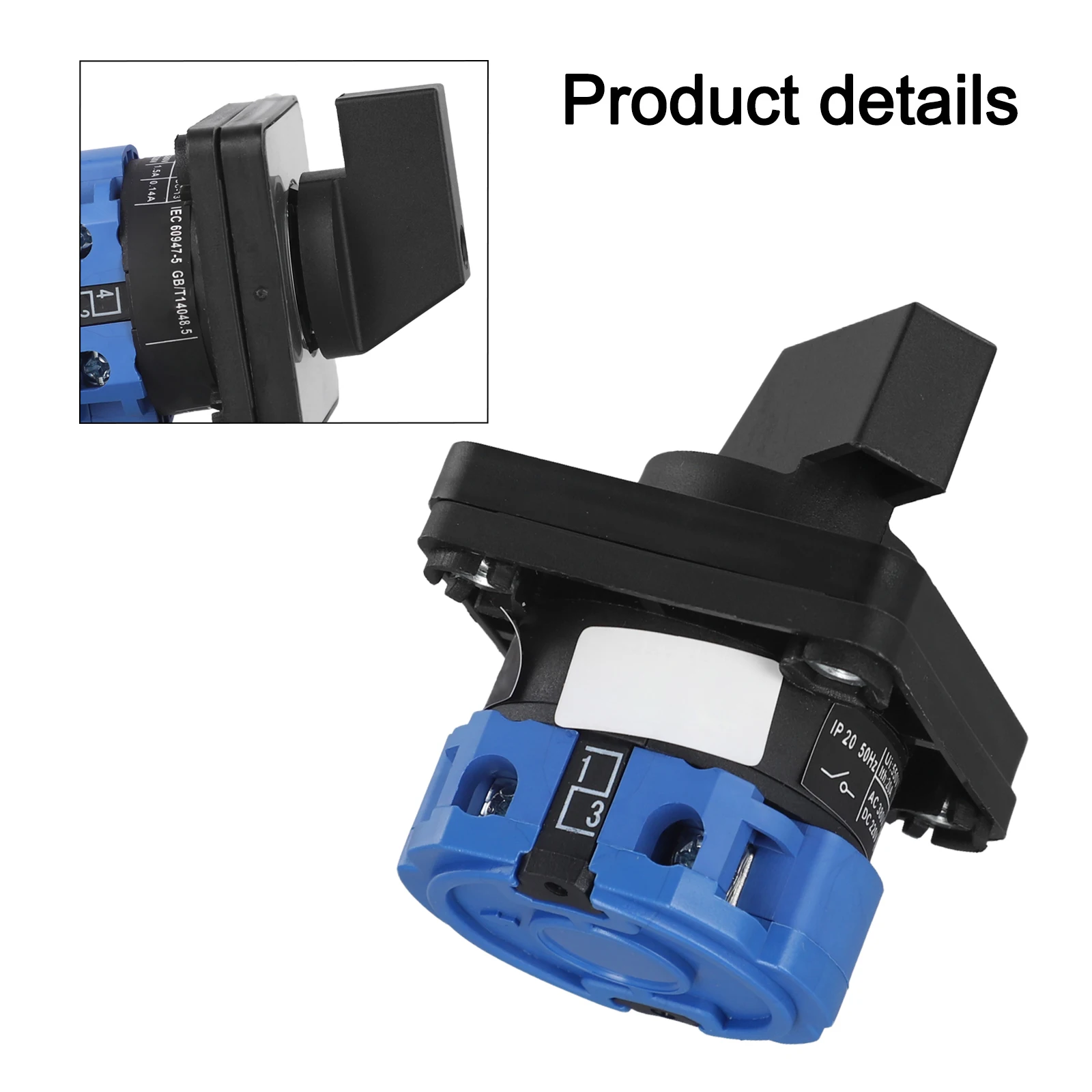 For Easy Switching 48*48*30 Mm Rotary Cam Switch Flame-retardant Rotary Cam Switch Motor Control Switch Motor Control Switch
For Easy Switching 48*48*30 Mm Rotary Cam Switch Flame-retardant Rotary Cam Switch Motor Control Switch Motor Control Switch