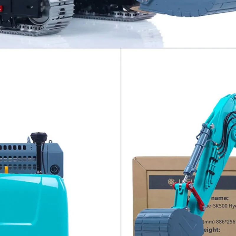 Metal SK500LC LESU 1/14 RC Hydraulic Excavator Radio Control Digger Model 6CH Valve CNC Body Construction Vehicles Lights Model
Metal SK500LC LESU 1/14 RC Hydraulic Excavator Radio Control Digger Model 6CH Valve CNC Body Construction Vehicles Lights Model