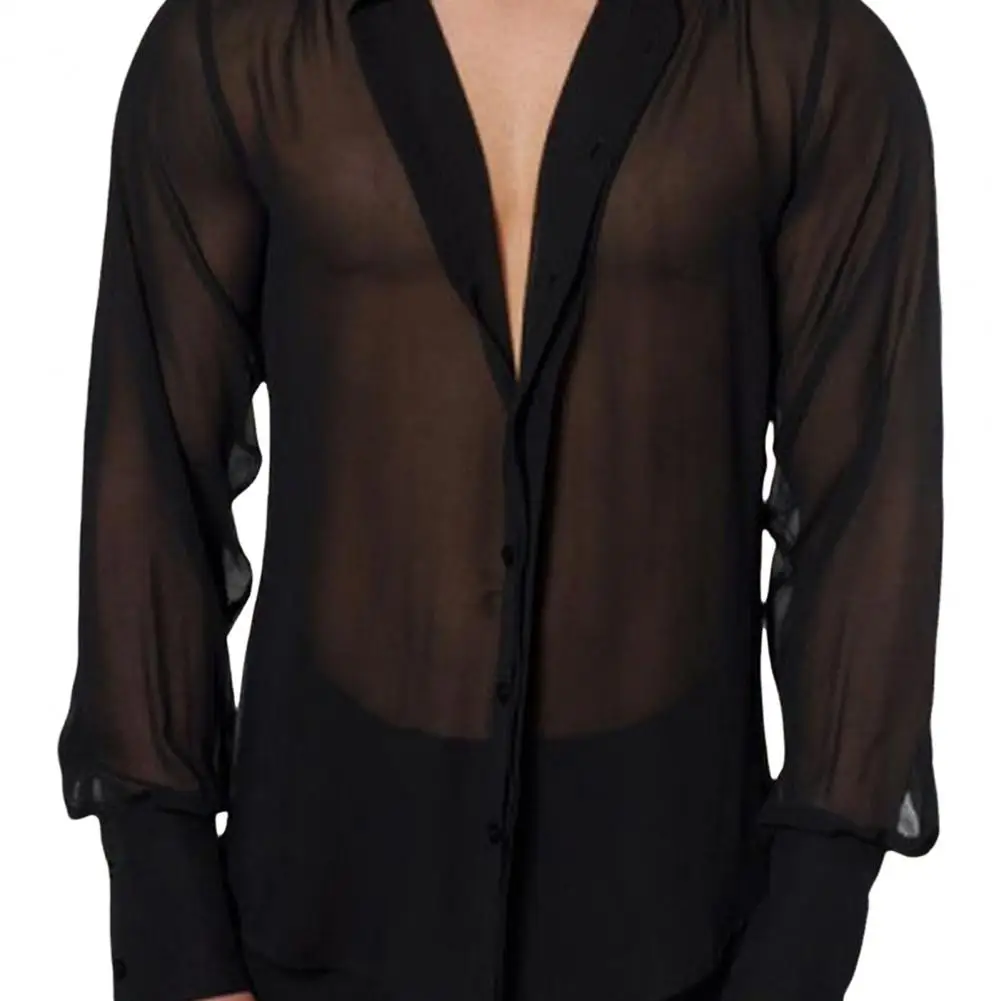 Черная прозрачная рубашка для мужчин, сетчатая прозрачная рубашка, рубашка с тонкими лацканами, однобортные рубашки, сексуальная базовая блузка, вечерние клубная одежда
Черная прозрачная рубашка для мужчин, сетчатая прозрачная рубашка, рубашка с тонкими лацканами, однобортные рубашки, сексуальная базовая блузка, вечерние клубная одежда