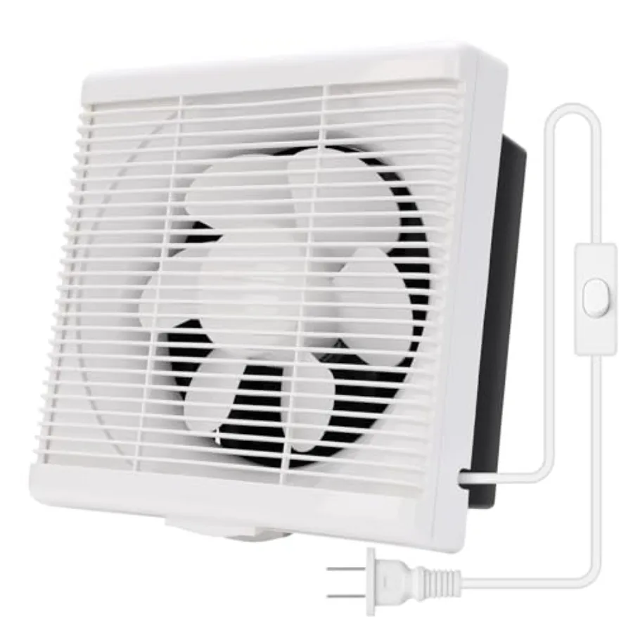 10 Inch Exhaust Fan with Mesh, Through-Wall Window Ventilation Fan, 110V Shutter Box Blower Air Extractor with Anti-Backflow Ch
10 Inch Exhaust Fan with Mesh, Through-Wall Window Ventilation Fan, 110V Shutter Box Blower Air Extractor with Anti-Backflow Ch